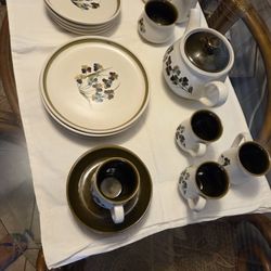 Vintage 60s Denby Pottery Dishes