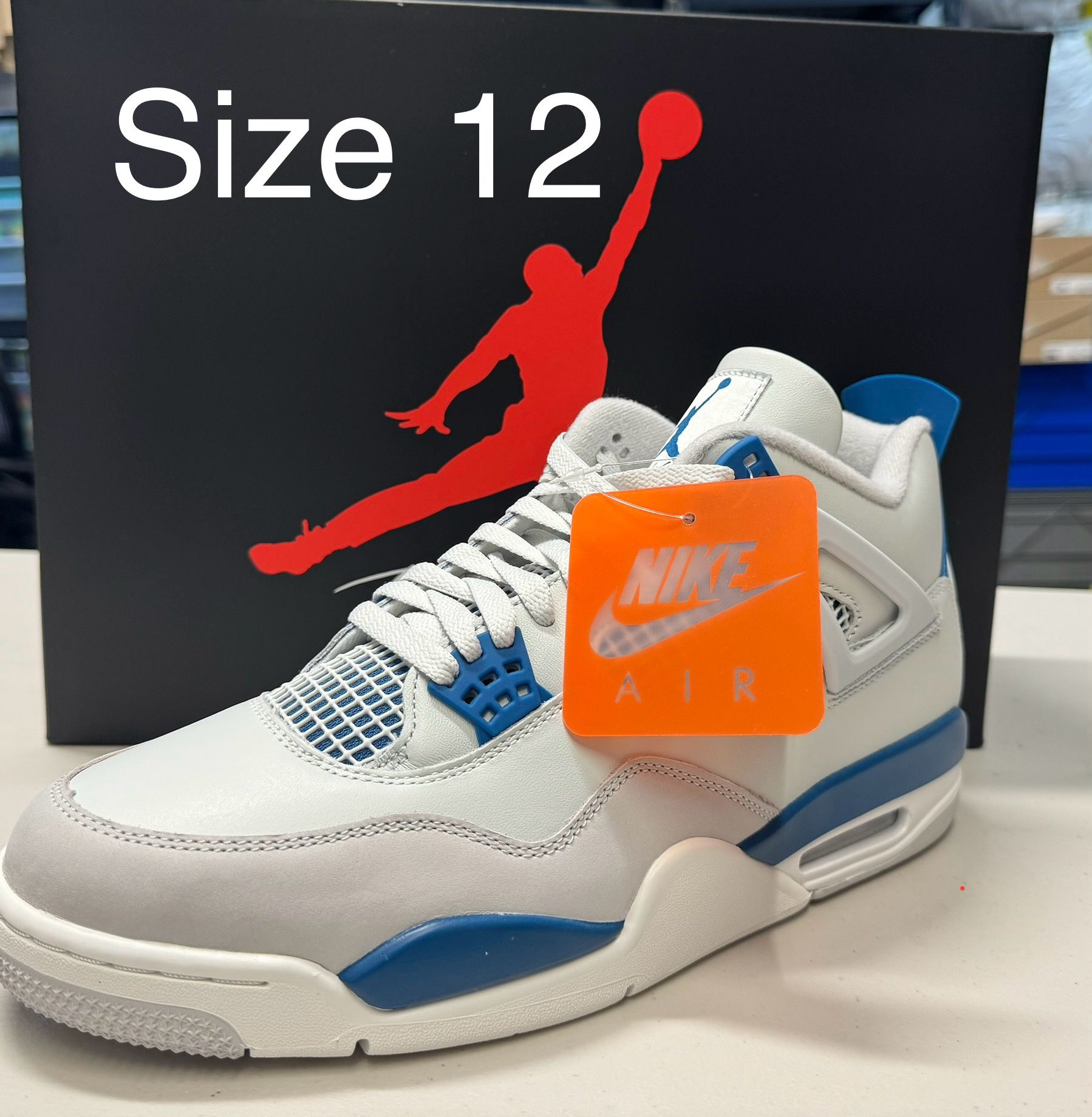 Jordan 4 Military Blue (Size 12)