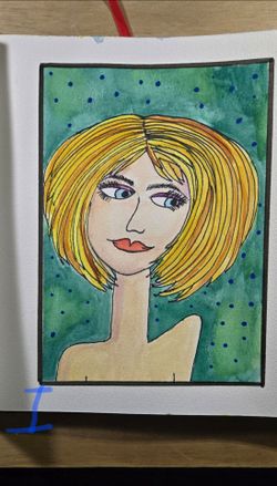 Abstract Women! Original, PRINTS of original, hand-painted Women #2