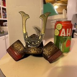 Cast Iron Samurai 6 1/2”x7”. Very Cool!! Rochester wa