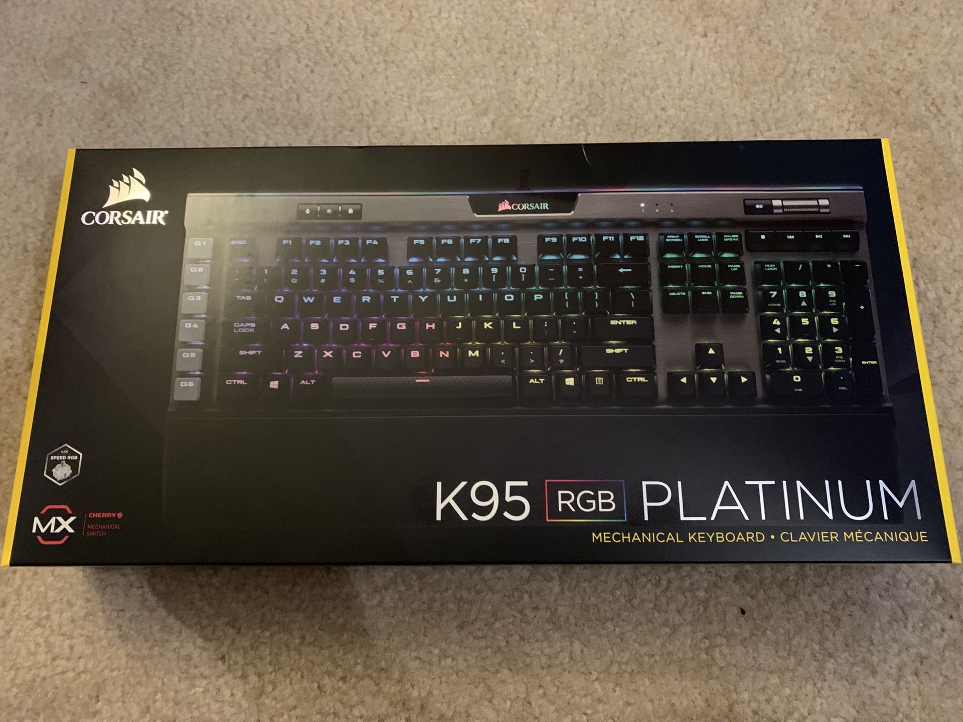 Corsair K95 RGB Platinum Keyboard (Gun Metal)