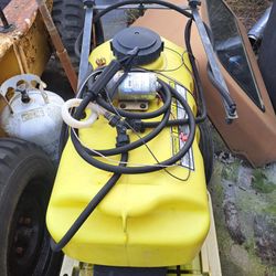 Lawn Sprayer On Trailer W/pump 60psi