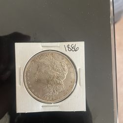 1886 Morgan Silver Dollar 