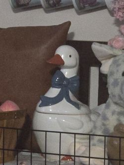 Goose Cookie Jar