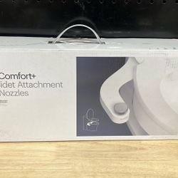 Brondell FreshSpa Comfort+ Ambient Temperature Non-Electric Bidet Attachment in White