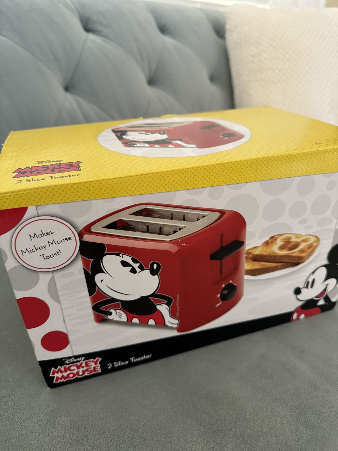 Mickey Mouse Toaster 2 Slices New!
