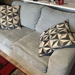 Love Seat with Pillows 