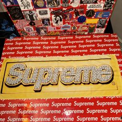 Supreme S/S 13 Bling Box Logo Towel 