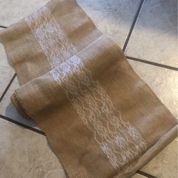 12 Ft Burlap Table Runner Wedding 