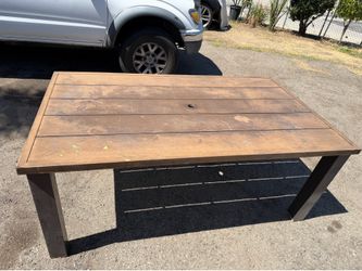 Outdoor table metal