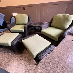 Tortuga Outdoor 5 Pc Swivel Rocker Set