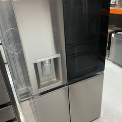 Stainless Steel 27 Cu. Ft. Side-by-Side InstaView Door-in-Door Refrigerator 