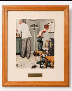 3 Framed Norman Rockwell Reproduction Prints