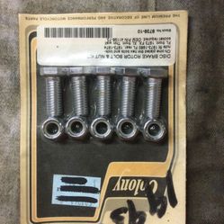 Harley Davidson Disc Bake Rotor Bolt & Nut Kit