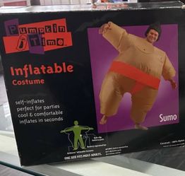 Pumpkin Time Inflatable Sumo Costume