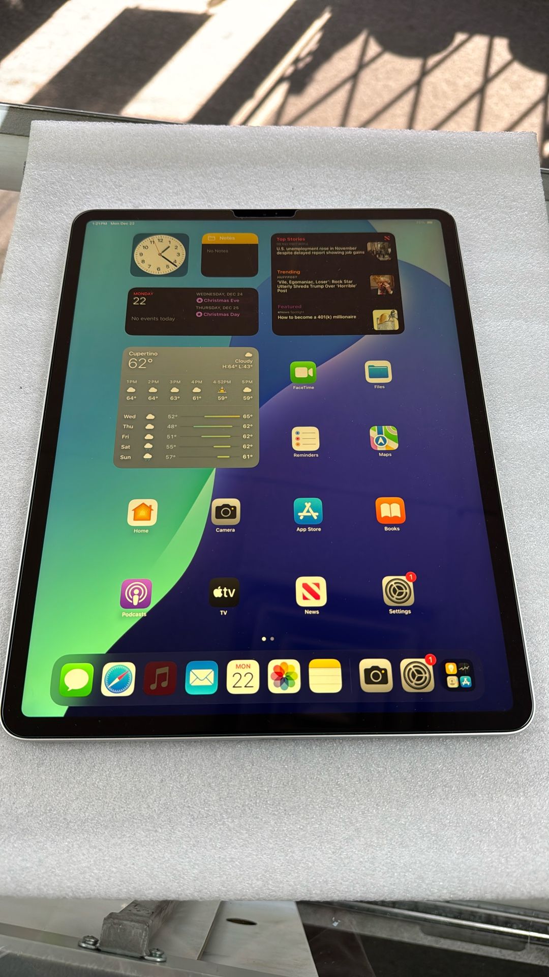 iPad Pro 12.9 Wi-Fi Fourth Generation 128 Gb