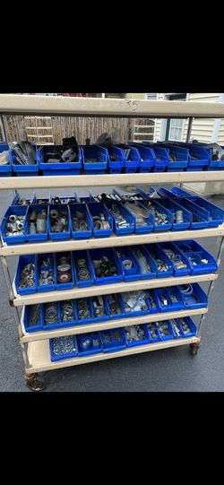 Heavy Duty Roll Around Shelving Units  $75.00 Each 