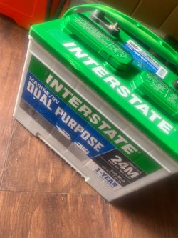 Interstate Marine/RV Dual Purpose Battery Group 24M