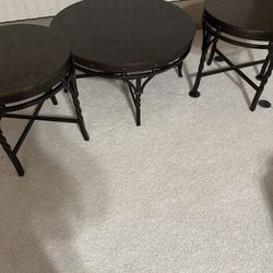 Three Front Room Tables 