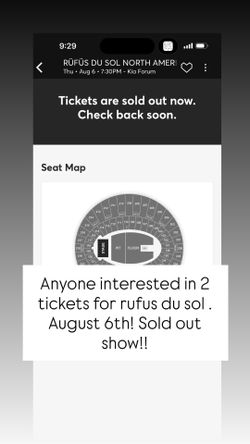 Rufus du sol tickets