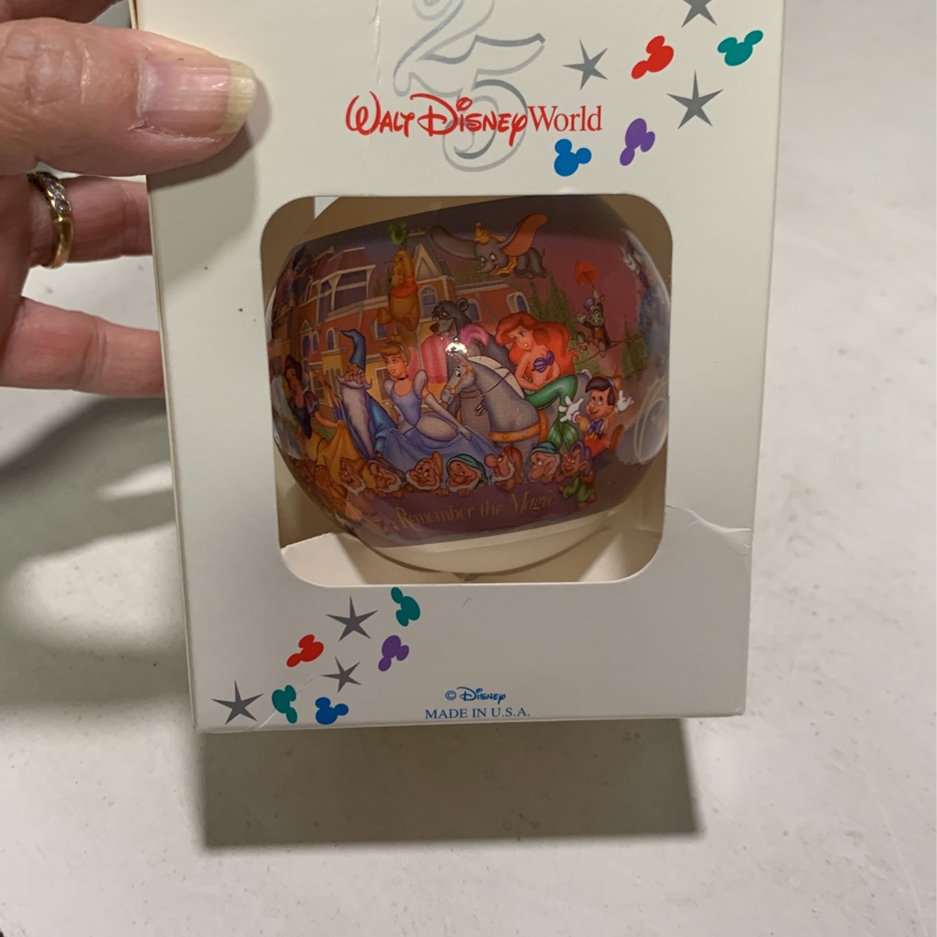 Walt Disney 25th Anniversary Ornament