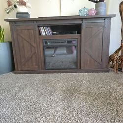Duraflame Entertainment Cabinet With Remote