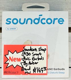 Soundcore Sleep A30 Smart ANC Earbuds by Anker Brand New