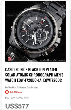 Casio Edifice Solar Atomic Chronograph Watch EQW-T720DC-1A