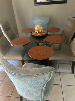 glass dinning table