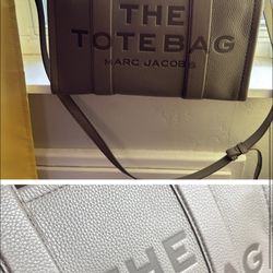 Marc Jacobs Leather Medium Tote Bag