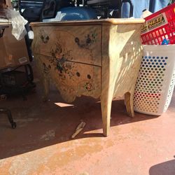 Solid Wood Bombay Chest And Matching Desk