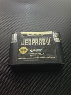 Original Sega Genesis Jeopardy Video Game Untested