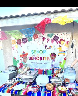 Mexican Gender Reveal Decor❤️