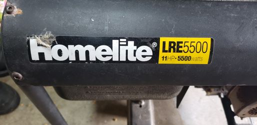 Homelite 5500 generator