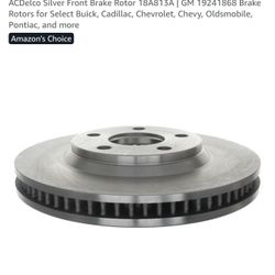 AC Delco Front And Rear Brake Rotors 