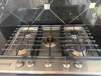 KitchenAid 5-Burner Stainless Gas Cooktop
