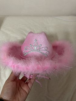 pink cowboy hat