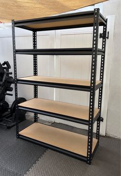 Heavy Duty 5-Tier Garage Storage Shelving - 72” Tall