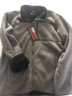 32 Degrees Heat Fleece Sherpa Lined Full ZIP Jacket