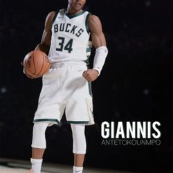 GIANNIS ANTETOKOUNMPO ENTERBAY 1/6 REAL Giannis MASTERPIECE COLLECTION FIGURE RM-1088