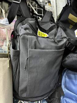 Grey Multi-Pocket Backpack