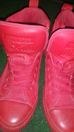 6 and a Half Men 8 1/2 women's Converse leathers