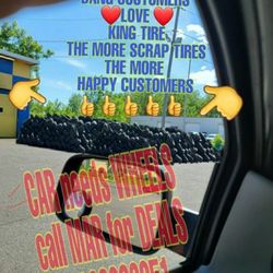 HIGH TREAD used tires FREE install KING TIRE1 1525 william st buffalo SameDayService 