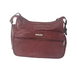 SAMSONITE Vintage Burgundy Sentry Red Silhouette Shoulder Carry On Messenger Bag