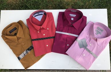 4 Men’s Dress Shirt Collar Shirt name brand