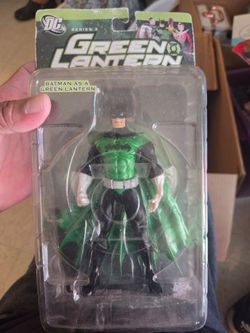 GREEN LANTERN SERIES 3 BATMAN AS GREEN LANTERN ACTION FIGURE NOC DC DIRECT 2008