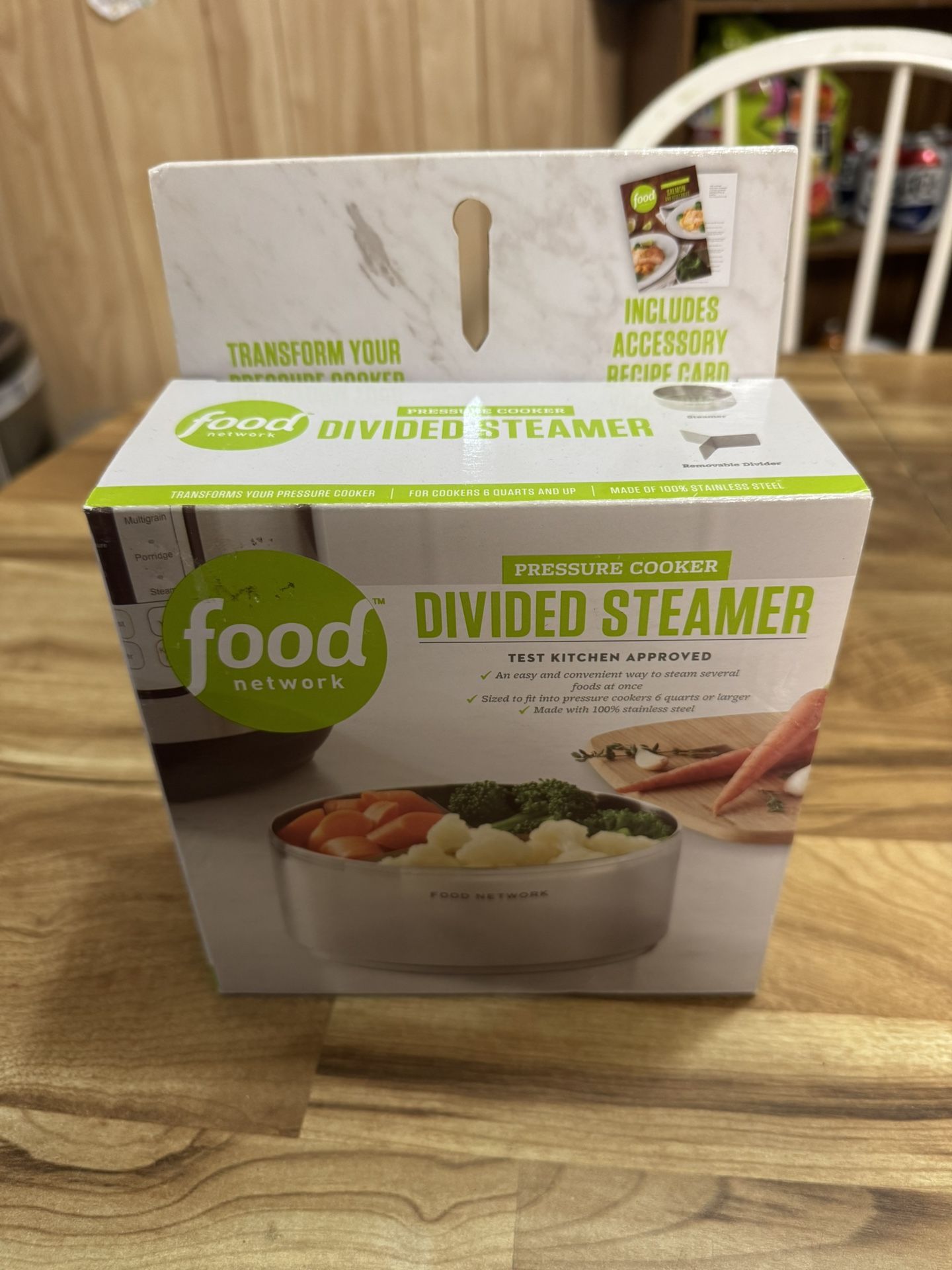 Food Network Pressure Cooker Divided Steamer
