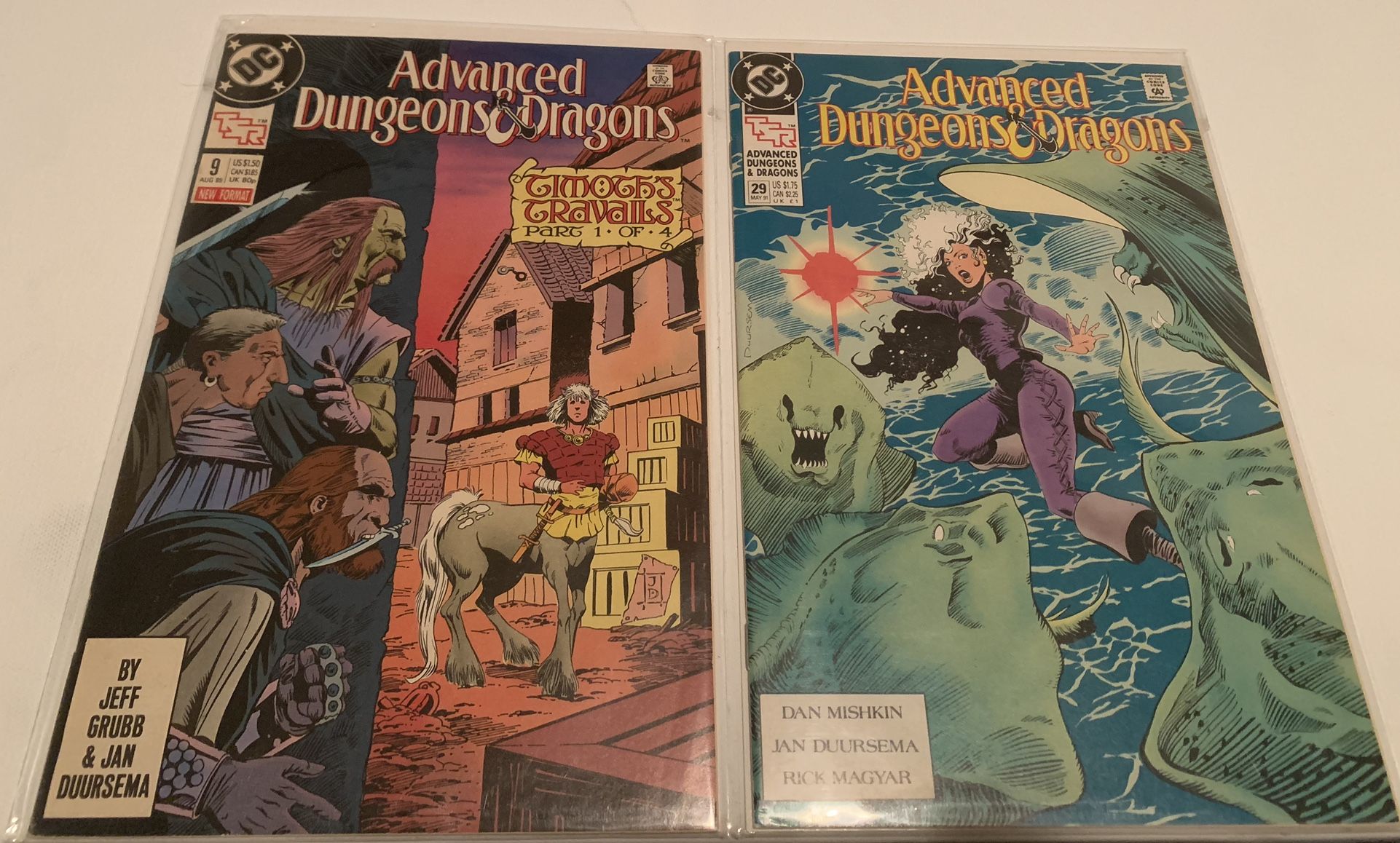 Vintage Advanced Dungeons And Dragons Comics