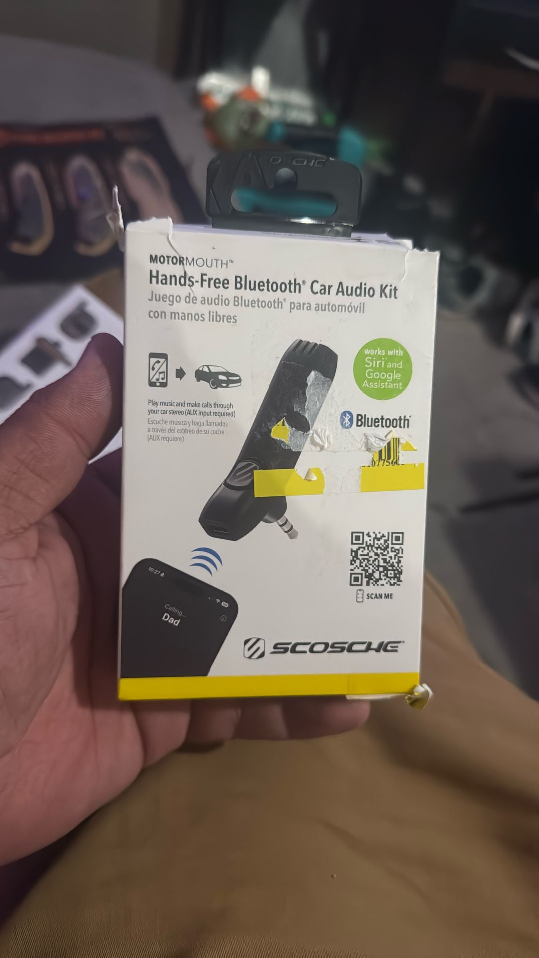 Hands-free Bluetooth aux adapter