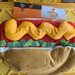 Hot Dog Halloween Dog Costume Size XL New!! $10
